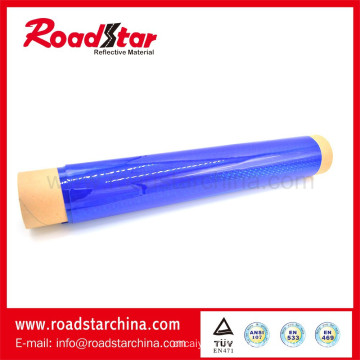 Prism reflective sheeting roll for cone sleeve